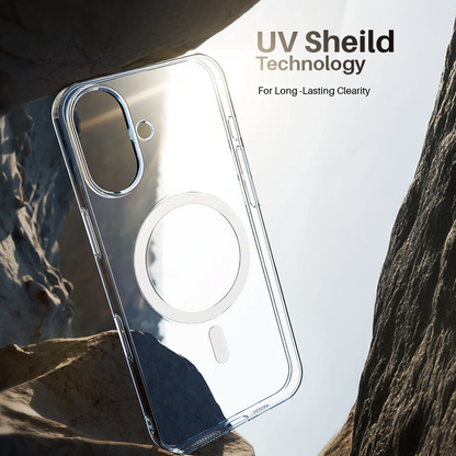 Anti Yellow Magsafe Transparent Clear Case