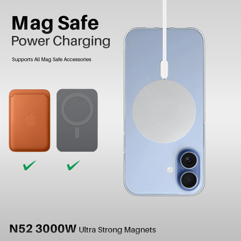 Anti Yellow Magsafe Transparent Clear Case