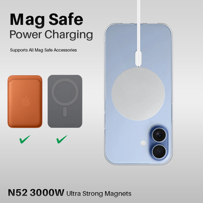 Anti Yellow Magsafe Transparent Clear Case