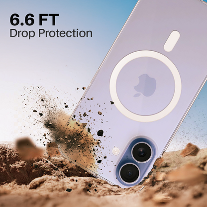 Anti Yellow Magsafe Transparent Clear Case