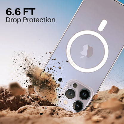Anti Yellow Magsafe Transparent Clear Case