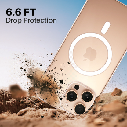 Anti Yellow Magsafe Transparent Clear Case