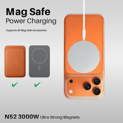 Anti Yellow Magsafe Transparent Clear Case