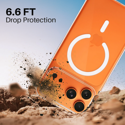 Anti Yellow Magsafe Transparent Clear Case