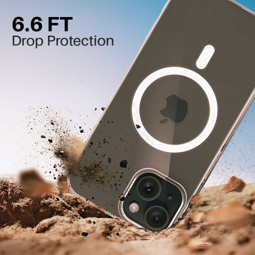 Anti Yellow Magsafe Transparent Clear Case