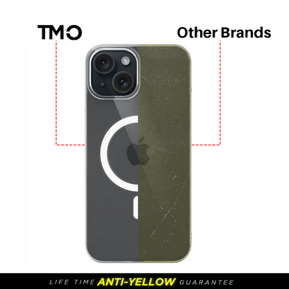 Anti Yellow Magsafe Transparent Clear Case